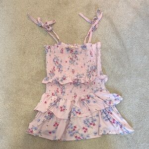 Girls Floral Ruffle Smocked Top by Tweenstyle by Stoopher size 6x